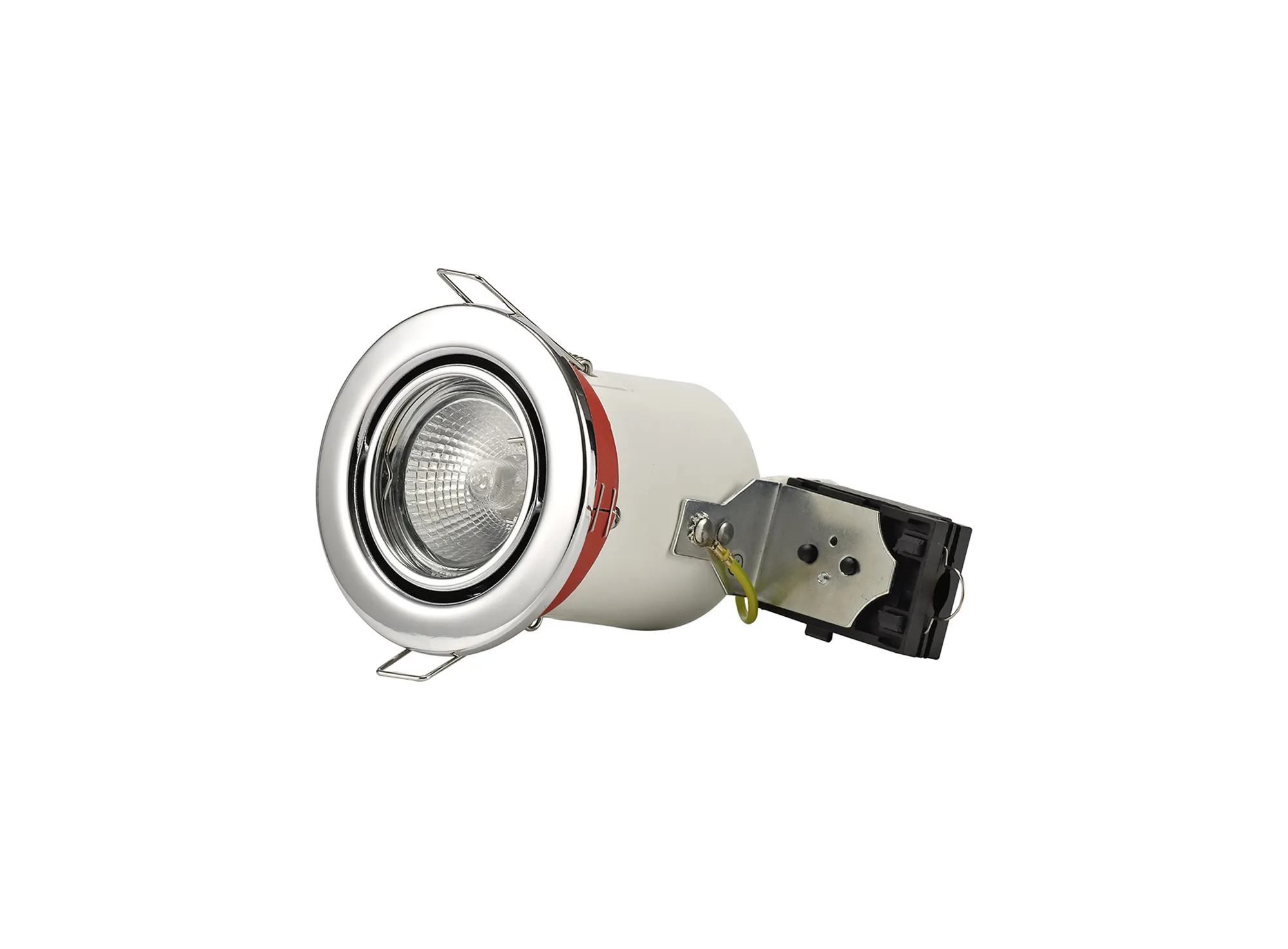 Agni Adjustable Fire Rated Downlight Polished Chrome D0442  Deco Agni